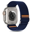 Изображение Tech-Protect Tech-Protect Nylon Slip Strap for Apple Watch 44 / 45 / 46 / 49 mm - Navy Blue