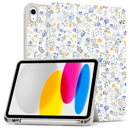Изображение Tech-Protect Tech-Protect SC Pen Case for iPad 10.9" 2022 (10th gen.) / 11" 2025 (11th gen.) - Daisies with Leaves