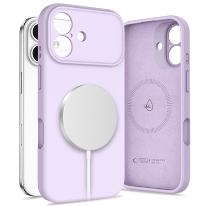 Attēls no TECH-PROTECT SILICONE MAGSAFE IPHONE 17 MAUVE