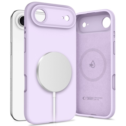 Attēls no TECH-PROTECT SILICONE MAGSAFE IPHONE 17 AIR MAUVE