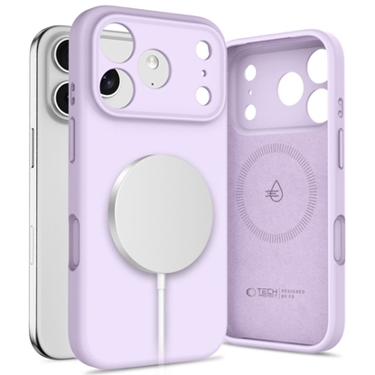 Attēls no Tech-Protect Tech-Protect Silicone MagSafe Case for iPhone 17 Pro - Purple