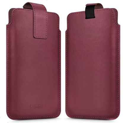 Attēls no Tech-Protect Tech-Protect SM65 case for 6.0-6.9" smartphones - burgundy