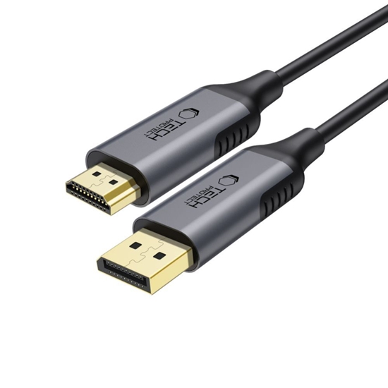 Picture of Kabel Tech-Protect DisplayPort - HDMI 2m czarny (5906302321797)