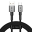 Attēls no Kabel USB Tech-Protect USB-A - USB-C 2 m Szary (5906302380732)