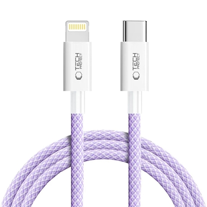 Изображение Kabel USB Tech-Protect USB-C - Lightning 2 m Fioletowy (5906302380961)
