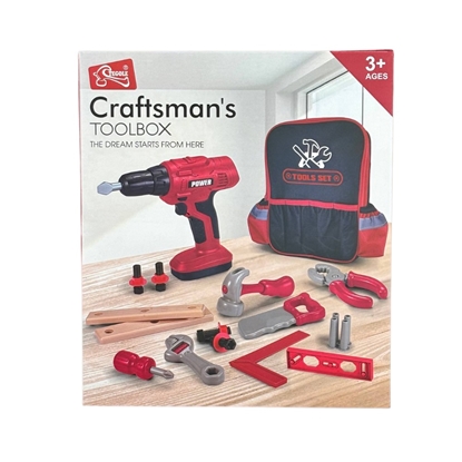 Attēls no Tegole instrumentu komplekts ar urbi bērniem, no 3 gadiem (T2090)