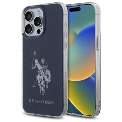 Picture of U.S. Polo PU US Polo USHCP15XTPUHRBV iPhone 15 Pro Max 6.7" blue/blue Shiny Big Logo
