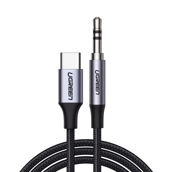 Picture of Ugreen cable USB C - mini jack 3.5mm 1m (AV143) Grey