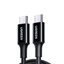Attēls no Ugreen US300 USB-C / USB-C cable 480Mb/s 5A 1m Black