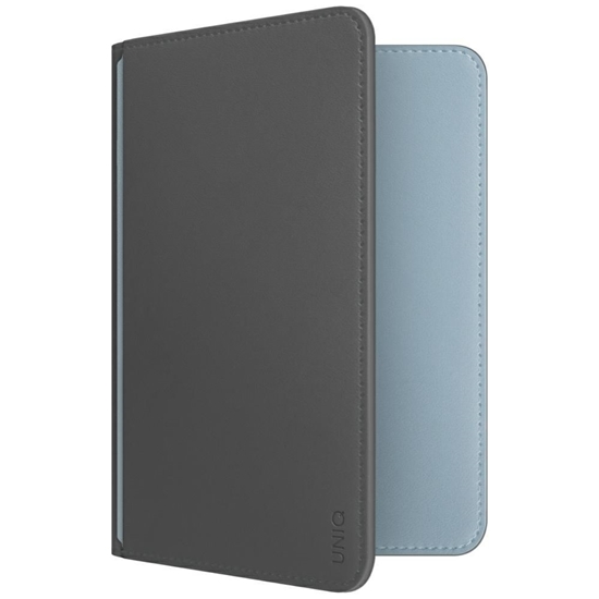 Picture of UNIQ Uniq Belmont Passport Case with Apple Find My RFID Blocking Gray Blue