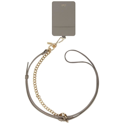 Picture of UNIQ Uniq Coehl Caryne 3-in-1 Phone Lanyard with Card Wallet - Gray