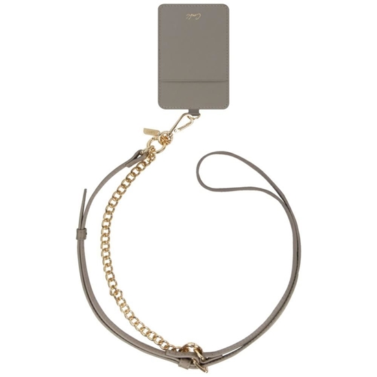 Picture of UNIQ Uniq Coehl Caryne 3-in-1 Phone Lanyard with Card Wallet - Gray