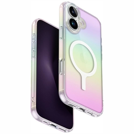 Picture of UNIQ Uniq Iridescia Magclick Charging Case for iPhone 16 - Multicolor