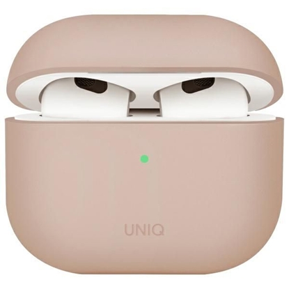 Picture of UNIQ Uniq Lino Silicone AirPods 4 Case - Pink
