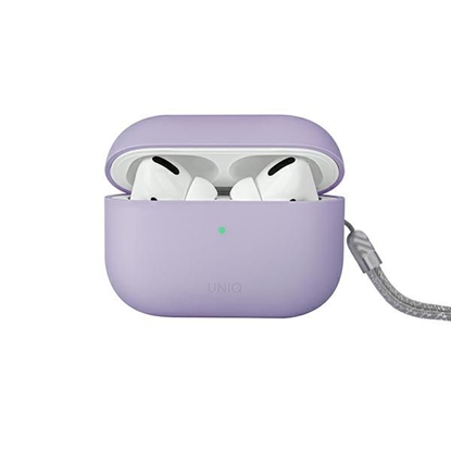 Picture of UNIQ Uniq Lino Silicone AirPods Pro 2 Case - Purple