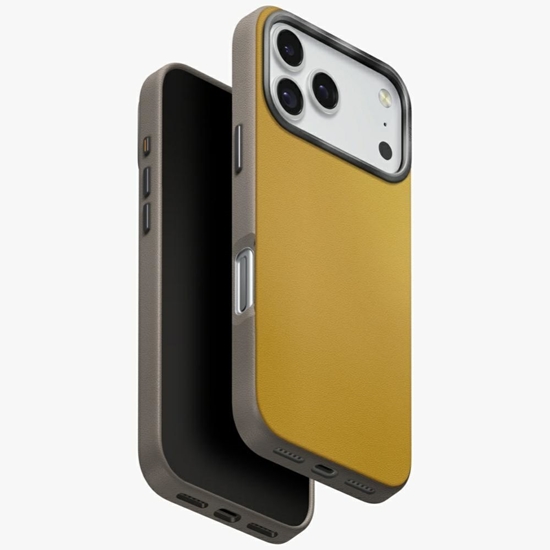 Picture of UNIQ Uniq Lyden DS Case for iPhone 17 Pro Magclick Charging - Yellow-Gray