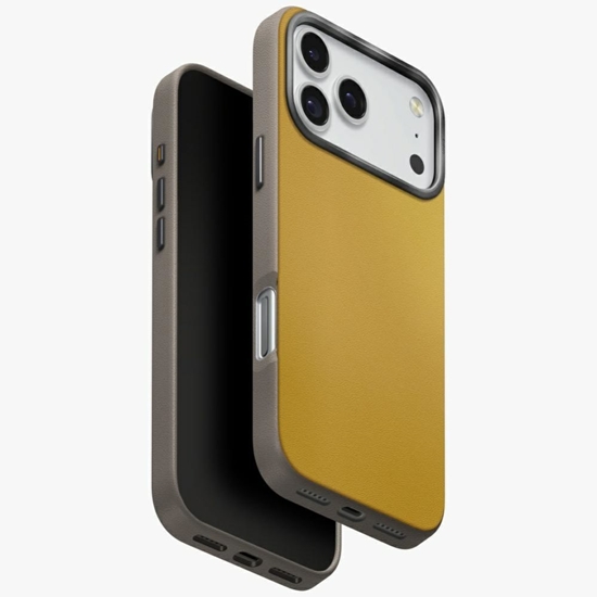 Picture of UNIQ Uniq Lyden DS Case for iPhone 17 Pro Max Magclick Charging - Yellow-Gray