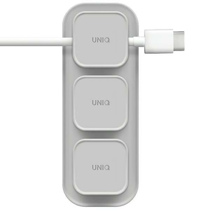 Picture of UNIQ Uniq Pod Mag magnetic cable organizer + base gray/chalk gray