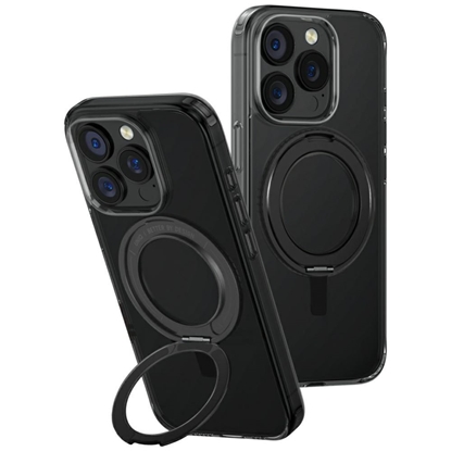 Picture of UNIQ Uniq Swivix 360 Rotating Kickstand Case for iPhone 16 Pro - Black