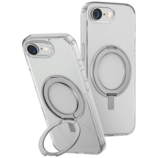 Picture of UNIQ Uniq Swivix 360 Rotating Kickstand Case for iPhone 16e - Transparent