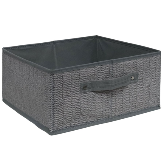 Picture of Uzglabāšanas kaste 31x31x15cm bez vāka, pelēka