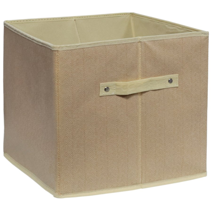 Attēls no Uzglabāšanas kaste 31x31x31cm bez vāka, bēša