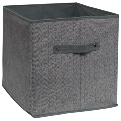 Attēls no Uzglabāšanas kaste 31x31x31cm bez vāka, pelēka