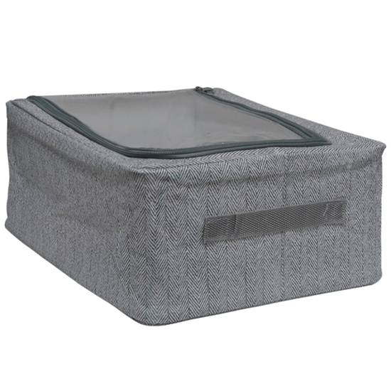 Picture of Uzglabāšanas kaste 40x30x15cm ar vāku, un logu, pe