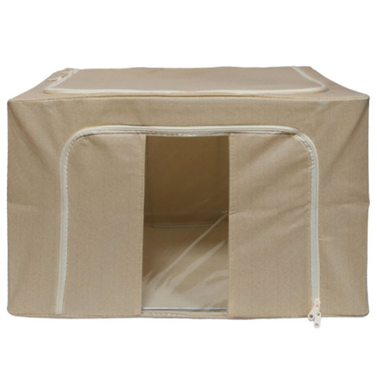 Picture of Uzglabāšanas kaste 60x42x39cm ar logu, bēša