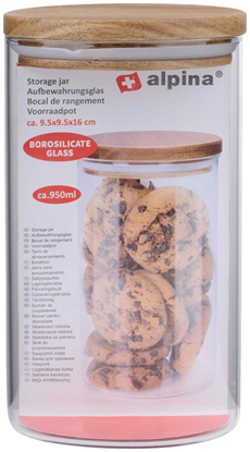 Изображение Uzglabāšanas trauks 950ml, Alpina