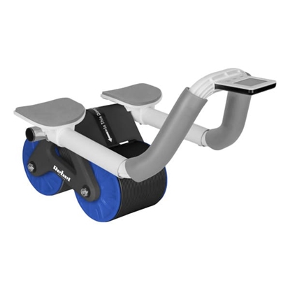 Attēls no Vēdera preses trenažieris ar taimeri, AB veltņa Wheel AB-3, melns un zils, REBEL ACTIVE