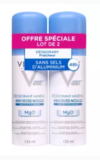 Picture of Vichy Anti-Transpirant 48H Deodorant 2 x 125 ml