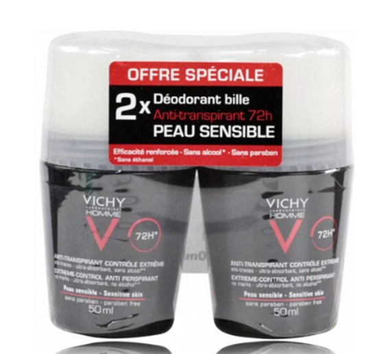 Picture of Vichy Homme 72H Anti-Perspirant 2 x 50 ml
