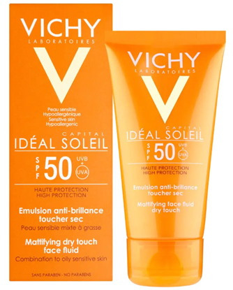 Attēls no Vichy Idéal Soleil SPF50 Mattifying Face Fluid Dry Touch Protective Cream 50ml