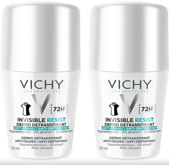 Изображение Vichy Invisible Resist Deodorant 72H / 2 x 50 ml