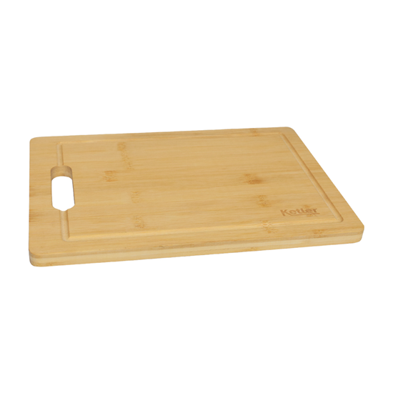 Изображение Virtuves griežamais bambusa dēlītis 33x23x1,5cm