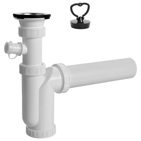 Изображение Virtuves izl. pudeļsifons 1 1|2X50mm ar izplūdi, v