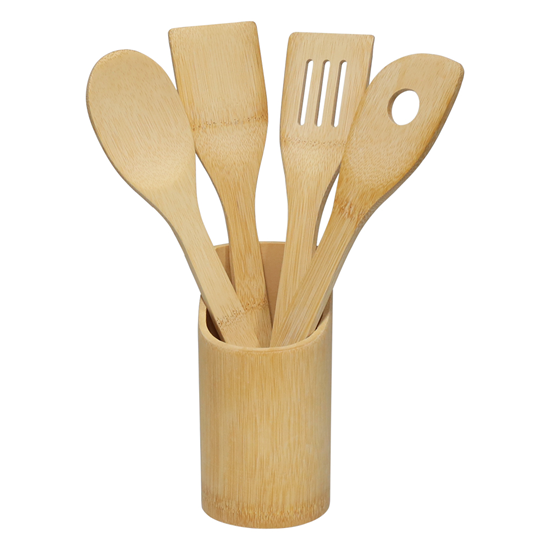 Изображение Virtuves piederumu komplekts bambusa, 5gb