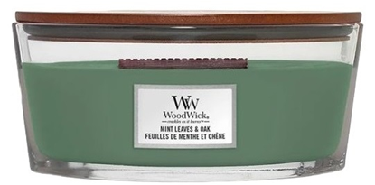 Picture of Woodwick Mint Leaves & Oak Candle 453,6 g