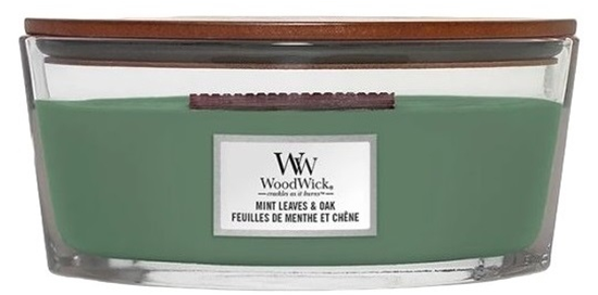 Picture of Woodwick Mint Leaves & Oak Candle 453,6 g