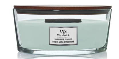 Picture of Woodwick Sagewood & Seagrass Scented Candle 453.6 g