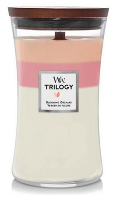 Picture of Woodwick Trilogy Blooming Orchard Candle 275 g