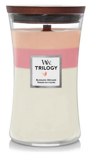 Picture of Woodwick Trilogy Blooming Orchard Candle 275 g
