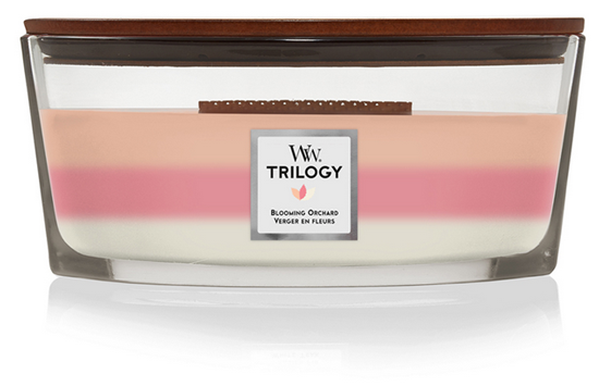 Picture of Woodwick Trilogy Blooming Orchard Candle 453,6 g