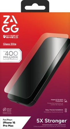 Attēls no Zagg ZAGG InvisibleShield Glass Elite for iPhone 16 Pro Max