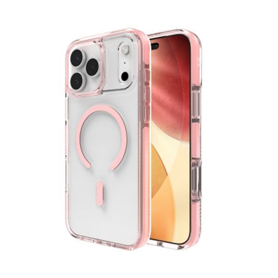 Picture of Zagg ZAGG Santa Cruz Snap MagSafe Case for iPhone 17 Pro Max - Pink