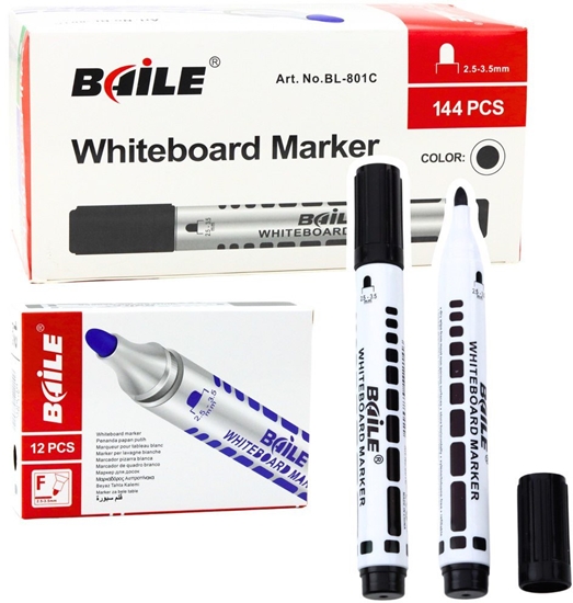 Picture of Zestaw Markery Do Tablicy Suchocieralnej Czarne 12szt