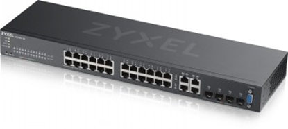 Изображение ZYXEL GS2220-28,EU REGION,24-PORT GBE L2 SWITCH WITH GBE UPLINK (1 YEAR NCC PRO PACK LICENSE BUNDLED)