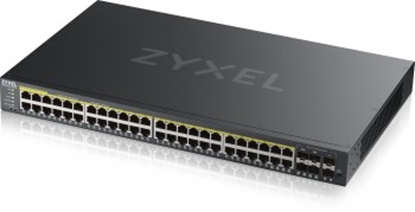 Изображение ZYXEL GS2220-50HP,EU REGION,48-PORT GBE L2 POE SWITCH WITH GBE UPLINK (1 YEAR NCC PRO PACK LICENSE BUNDLED)