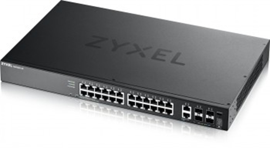 Picture of ZYXEL XGS2220-30, L3 ACCESS SWITCH, 24X1G RJ45 2X10MG RJ45, 4X10G SFP+ UPLINK, INCL. 1 YR NEBULAFLEX PRO